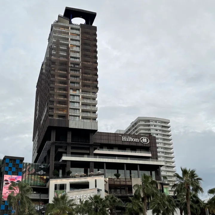 Hilton Pattaya hotel exterior, November 2025